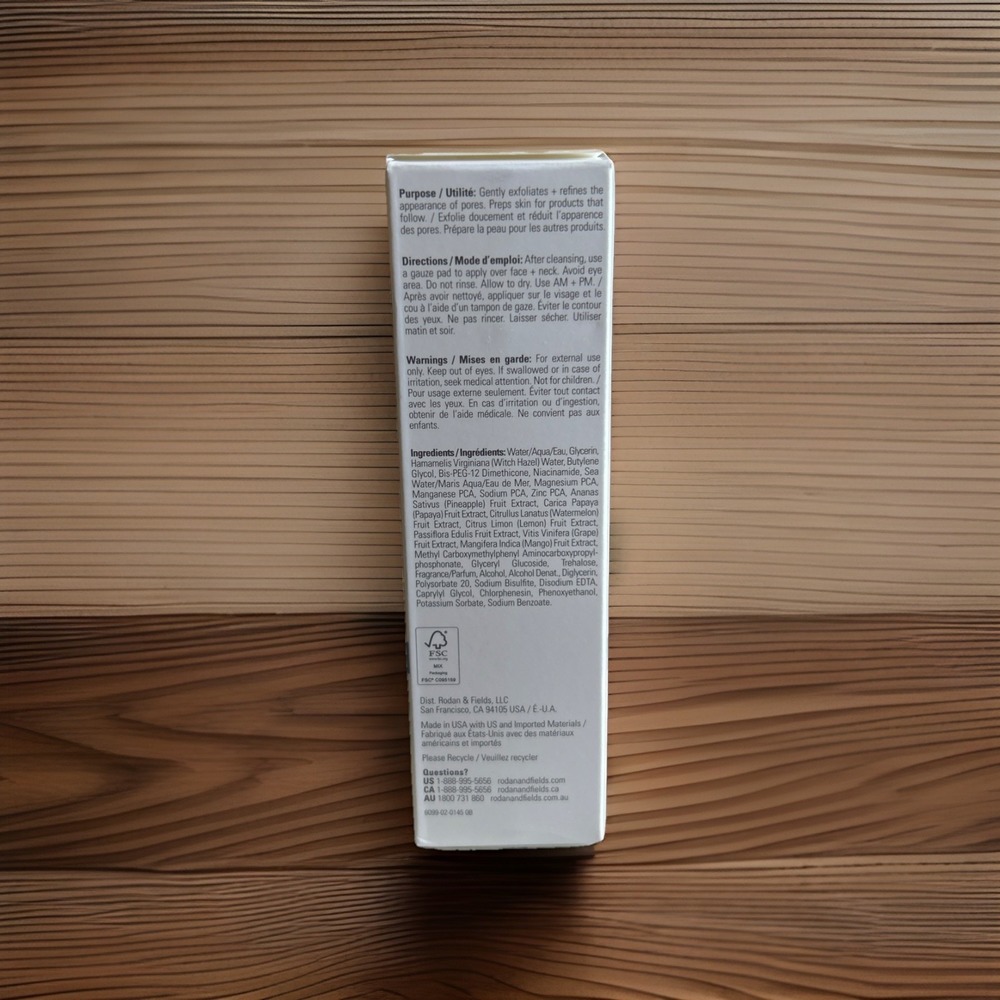 New Sealed Rodan+Fields Redefine Step 2 Pore REFINING Toner 4.2 Oz New In Box #2 - Picture 3 of 4